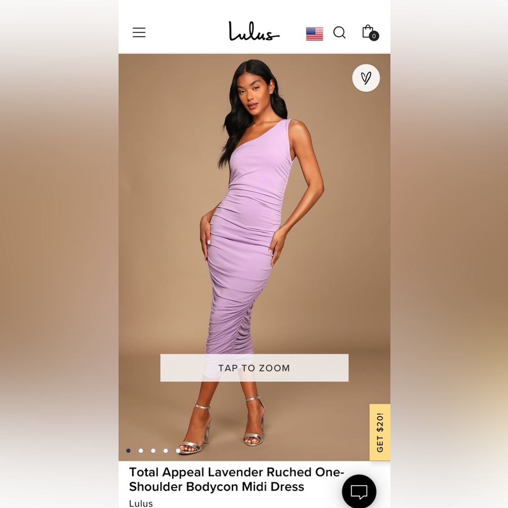Lulus lilac bodycon dress